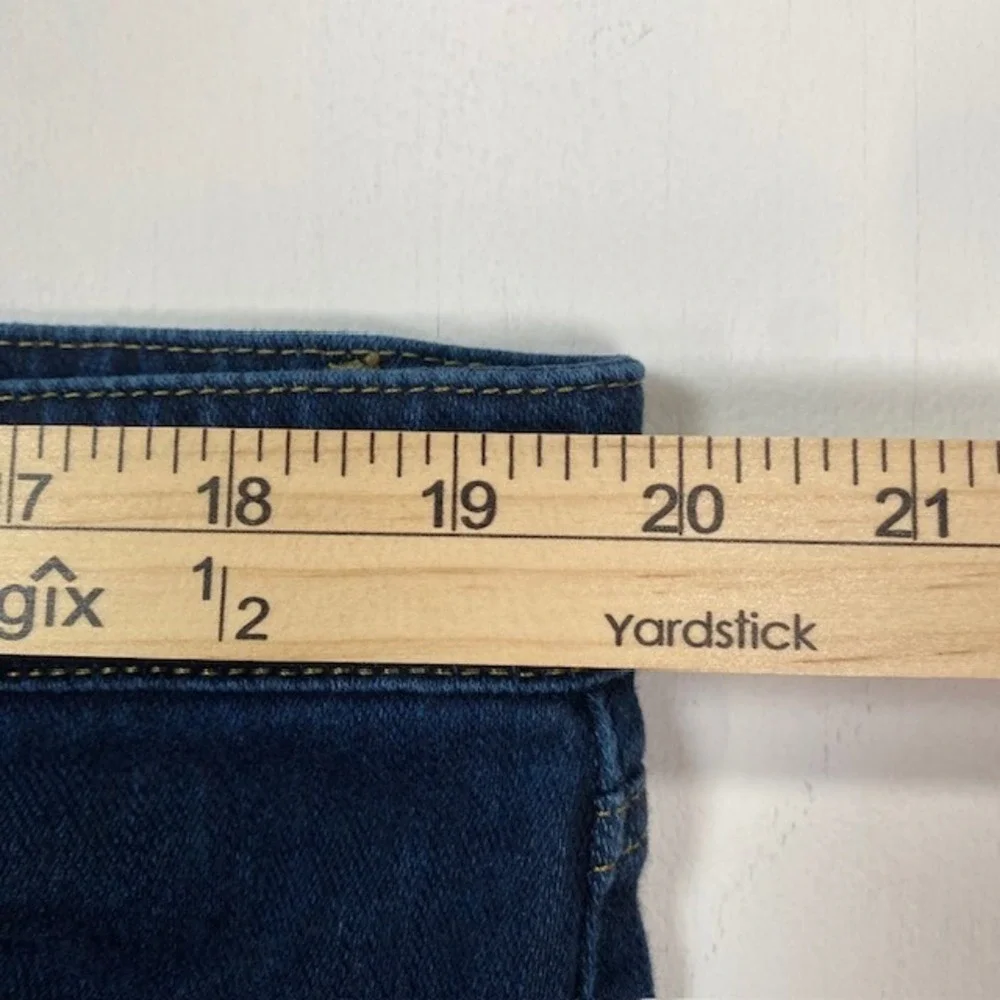 LL Bean‎ Classic Fit Jeans Womens 20W Dark Wash Stretch Tapered Denim 300003